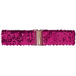 Sparkle Tailleriem Roze | Sequins / Glitter Pailletten | 65 - 95 cm | Elastische Riem | Fashion Favorite