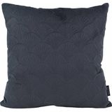 Sierkussen Velvet Shell Zwarts-s45 x 45 cms-sVelvet / Polyester