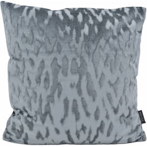 Velvet Stain Zilver/Grijs Kussenhoess-sVelvet / Polyesters-s45 x 45 cm