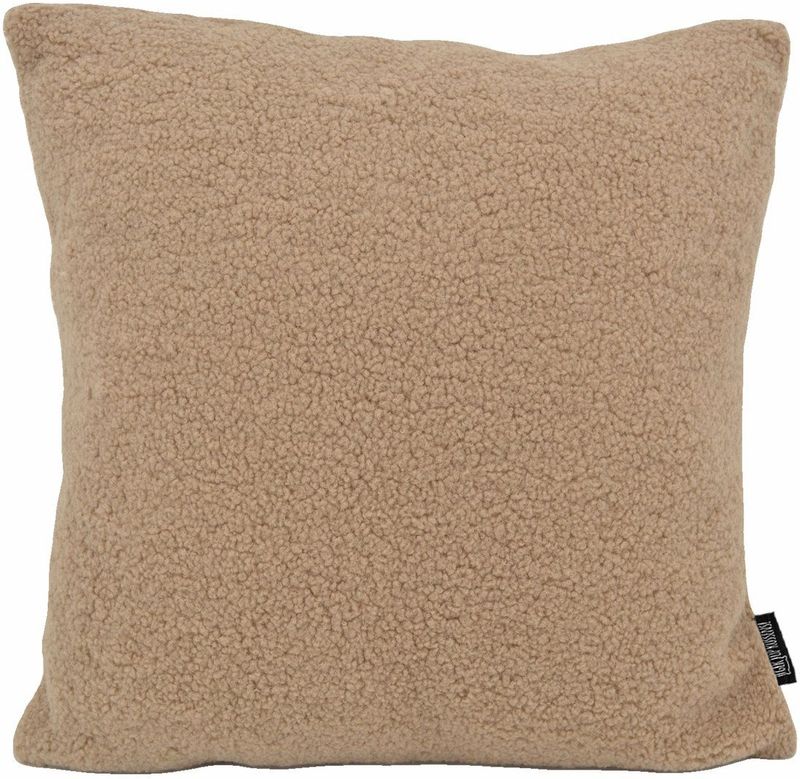Teddy - Kussenhoes - Taupe - 45 x 45 cm - Polyester