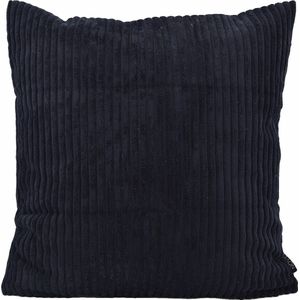 Sierkussen Corduroy Zwart | 45 x 45 cm | Polyester