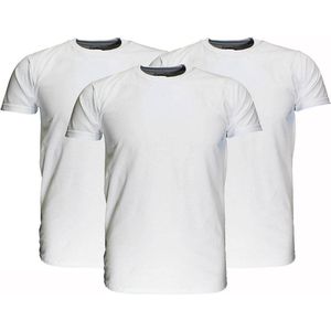 Fruit Of The Loom Blanco Katoenen T-Shirts 3 stuks pakket Wit - 128, KleurWit