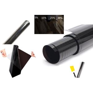 Auto Raamfolie - Zonwerende Autoruitfolies-Zelfklevend - 300x50 Cm