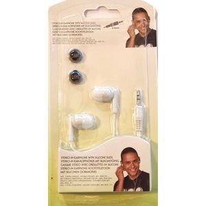 Stereo in ear hoofdtelefoon met siliconen oorknopjes - In Ear Oordopjes - Oortjes met draad en microfoon -kabel -
