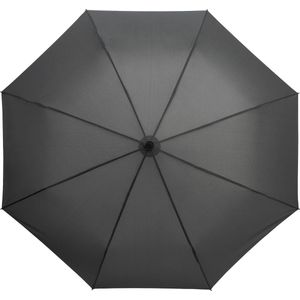 Opvouwbare paraplu, Stevig en Windproof - 2-delig metalen stok en frame - rubber handvat Grijs
