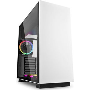 AMD Ryzen 7 5700X Game PC / Streaming Computer - RTX 3050 8GB - 16GB RGB RAM - 1TB SSD (NVMe) - WIFI - FULL RGB - White
