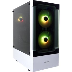 Intel i5 12400 6-Core ELITE RTX 5060 8GB High End RGB Game PC - 500GB SSD - 16GB RAM - Win11 PRO - WiFi - Talos E3 WHITE