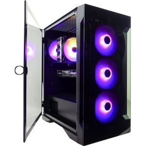AMD Ryzen 7 5700X 8-Core Gaming PC / Game Computer met Magneetdeur - RTX 5060 ti 16GB - 32GB RAM - 2TB M.2 NVME SSD - WiFi - Gamdias Talos E2 ELITE