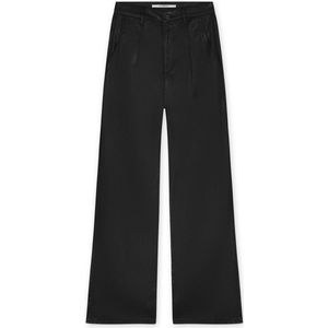 Homage jeans flowy coated pleated zwart