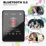 MP3 Speler Bluetooth 64GB - 1.77'' TFT Screen - Mini MP4 speler met Bluetooth 4.2 - Touchscreen - X1 - Zwart