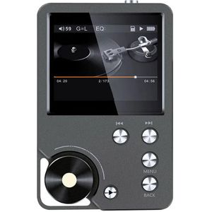 MP3 Speler HiFi 128GB - 2.0'' TFT Screen - DSD256 MP3 Speler - C2s - Zwart