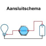 Metalen Drukschakelaar OFF-(ON) ⌀16mm - Pulsschakelaar - 3A 230V - Rond