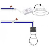 LED Dimstabilisator 470N - Stopt flikkeren van LED lampen tot 10W - 0.47uF - Geel