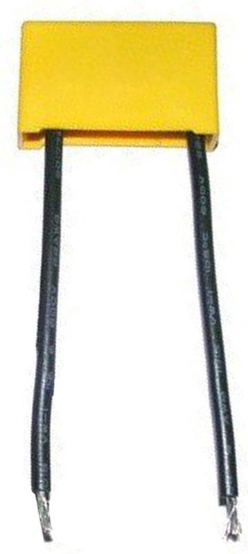 LED Dimstabilisator 470N - Stopt flikkeren van LED lampen tot 10W - 0.47uF - Geel