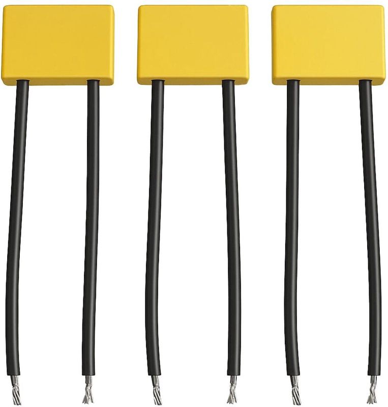 LED Dimstabilisator 470N - Stopt flikkeren van LED lampen tot 10W - 0.33uF - Geel - 3 stuks