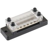 Elektrische klem voor autobus 6-voudig - Busbar - 150A/48V - YJ-FBQT10 - Zwart - Per 1 stuk(s)