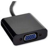 Video Converter - DVI-D naar VGA - 25 cm - HD kwaliteit - Zwart