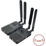 Professionele Draadloze HDMI Wifi Extender - Full HD 1080P@50/60hz - Zender en Ontvanger - 200 meter - 5.8Ghz Wifi - voor Laptop naar TV