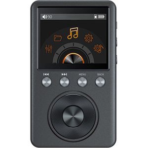 MP3 Speler Hifi 64GB - 2.31'' IPS Display - Professionele mp3 speler - C60 - Zwart