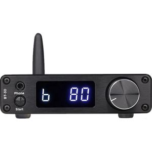 Bluetooth Audio Decoder + Afstandsbediening - Bluetooth 5.0 - Optisch/Coaxiaal Ingang - RCA/Coaxiaal Uitgang - BT30 - Zwart