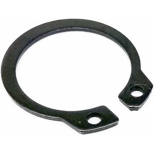 12mm Borgring M12 - Asborggatclip Type C - Zwart - Per 5 stuks