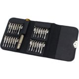 25-in-1 mini-precisieschroevendraaierset - Torx/pentalobe btitjes - reparatieset voor pc, laptop, mobiele telefoon, horloges, digitale camera, bril