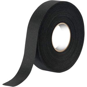 Zelfklevende fluwelen tape - Kabelboom Tape - Isolatie Tape - 15mm - 15m - Zwart
