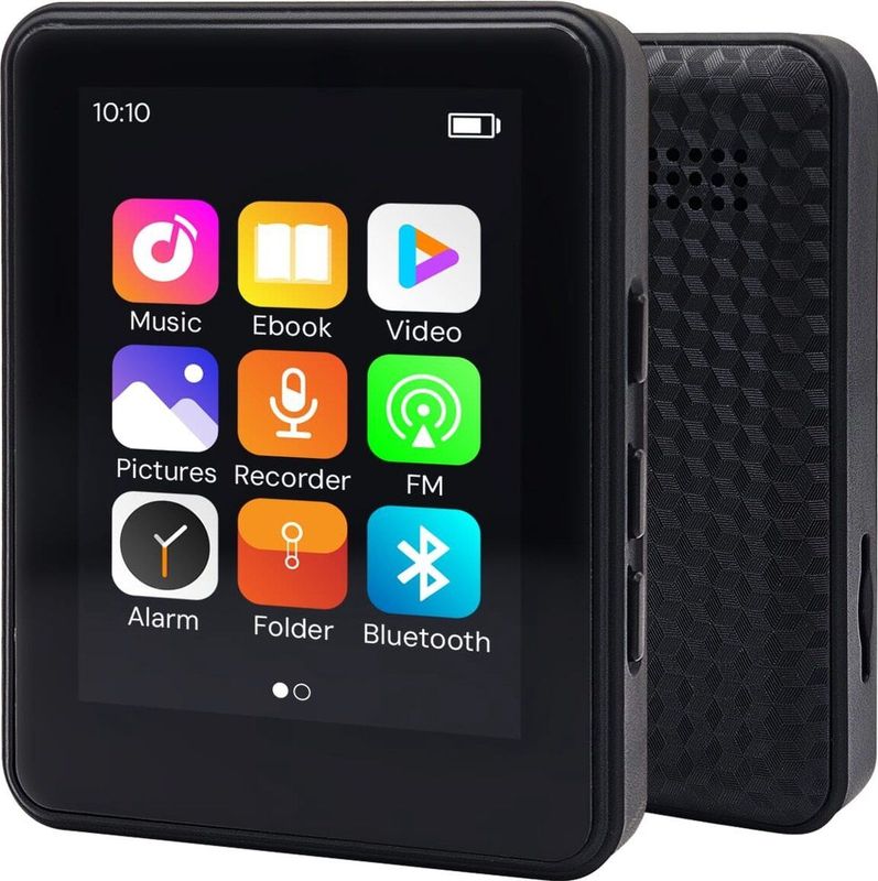 MP14 - MP3 Speler - Zwart - 128GB - Bluetooth 5.3 - Touchscreen