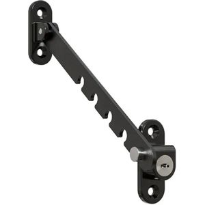 Raamgrendel met Slot - Zwart - Raamvastzetter