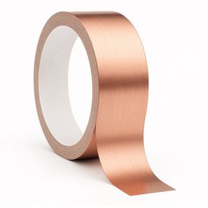 Kopertape 20mm - Geleidende Koperfolie - 0.05mm dikte - 10 meter