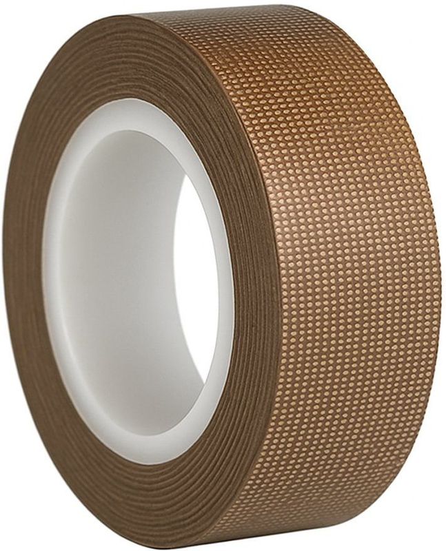 Hittebestendige Tape - Bruin - PTFE Tape - 25mm breed - 10 meter