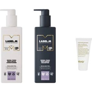 Label M Duo Set - Royal Yuzu Anti-Frizz Conditioner + Shampoo + WILLEKEURIG Travel Size - 300ML + 300ML