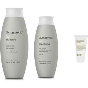 Living Proof Duo Set Full Conditioner + shampoo + Gratis Evo Travel Size