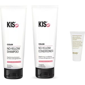 Kis No-Yellow Conditioner + Shampoo Duo Set + WILLEKEURIG Travel Size