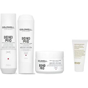 Goldwell Dualsenses Bond Pro Fortifying Set -Shampoo + Conditioner + Haarmasker + WILLEKEURIG Travel Size