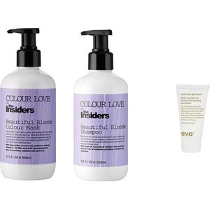 The Insiders Duo Set - Beautiful Blonde shampoo + Colour Mask + WILLEKEURIG Travel Size