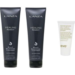 L'anza Healing Remedy - Scalp Balancing Cleanser - 266ml - 2x