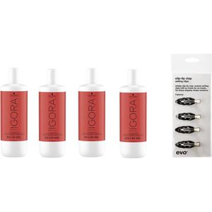 SET - Schwarzkopf Igora Royal Oil Developer - 1000ml - 3% 10VOL - 6% 20VOL - 9% 30VOL - 12% 40VOL - + WILLEKEURIG Travel Size