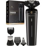 Wellshave 4 in 1 Scheerapparaat Mannen - Met Trimmer & Neustrimmer - Elektrisch Scheerapparaat- Nat en droog - Scheerapparaten - Scheren - Baardtrimmer
