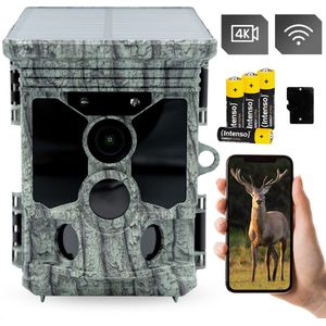 RYCE Wildcamera Ultimate - 4K Ultra HD - met Nachtzicht - en Wifi - voor Buiten - Infrarood - Wildlife camera’s - Nachtcamera - 30MP - SD Kaart 64 GB - Inclusief app