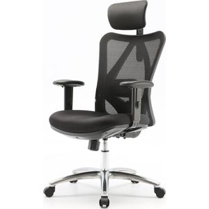 Ergonomische Bureaustoel - Office Chair - Verstelbaar - Volwassenen - Zwart - Zedar B600