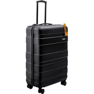 Reiskoffer 66x42x24 - 66L - Spinner wielen - Lichtgewicht - TSA Slot - Zedar Onyx Black