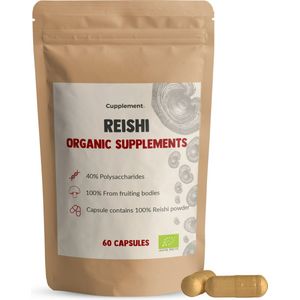 Cupplement Reishi Organic Supplements 60 capsules