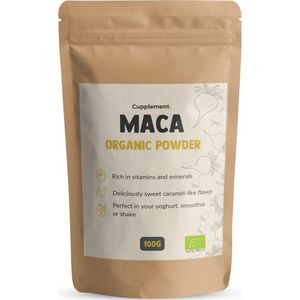 Cupplement - Maca Poeder - Biologisch - Geel/Rood/Zwart - 100% Natuurlijk