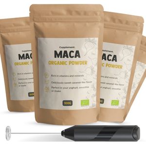 Cupplement - Maca Poeder - Biologisch - 100% Natuurlijke Ingrediënten
