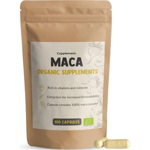Cupplement - Maca Capsules - Biologisch - 500 mg