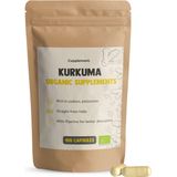 Cupplement 100 Kurkuma Capsules - Met Zwarte Peper Piperine - 600 MG - Biologisch - Curcumine - Supplement - Superfood - Geen Poeder, Extract, Thee of Tabletten - Curcuma - Turmeric - Curcumin