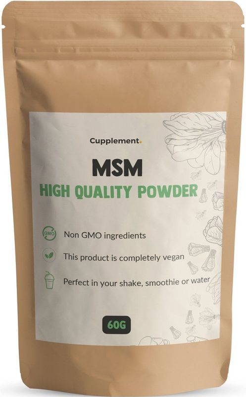 Cupplement - MSM Poeder - 60 Gram - Superfood Supplement