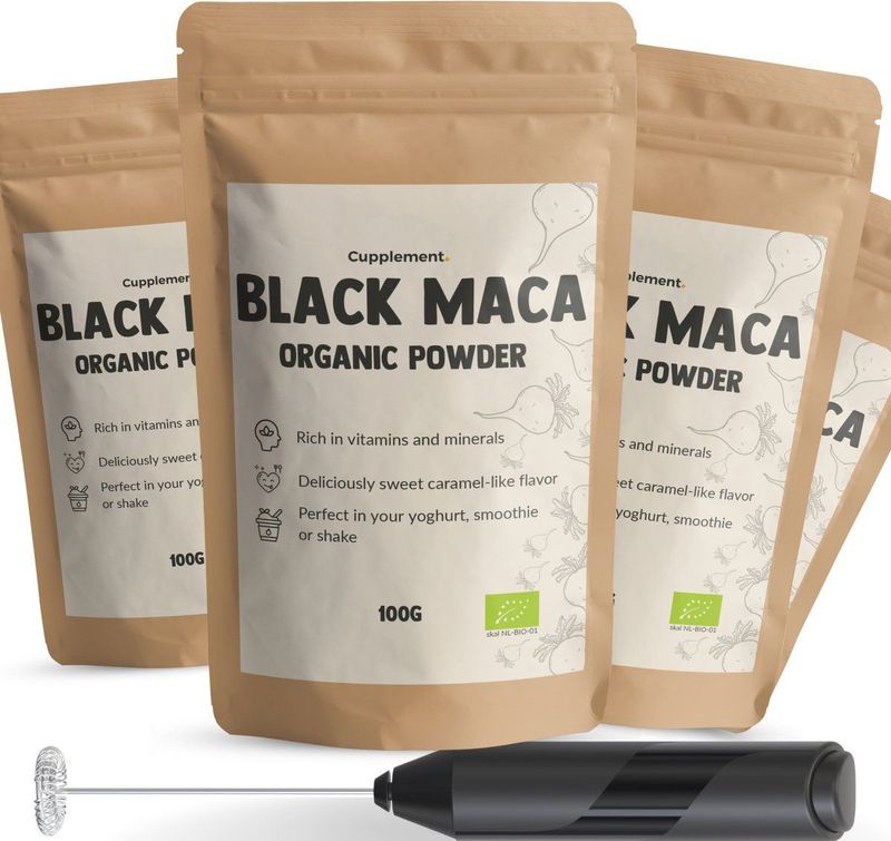 Cupplement - Zwarte Maca Poeder - Biologisch - 200g