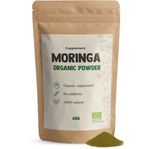 Cupplement - Moringa Poeder - Biologisch - 100% Natuurlijk - Vegan